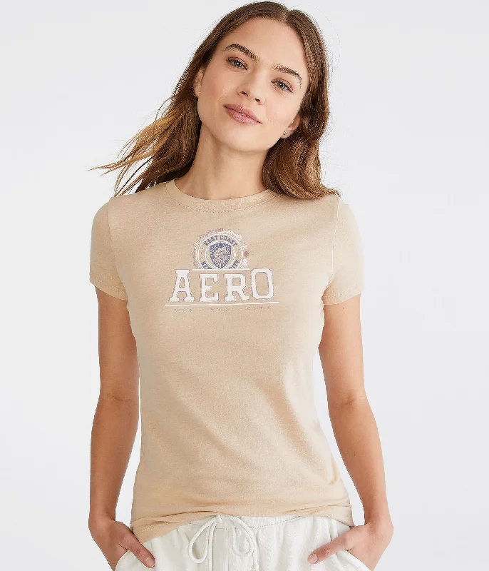 Aeropostale Foil Crest Graphic Tee