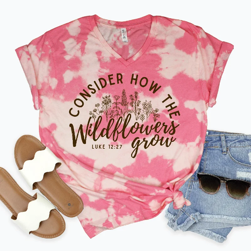 Wildflowers Grow V-Neck