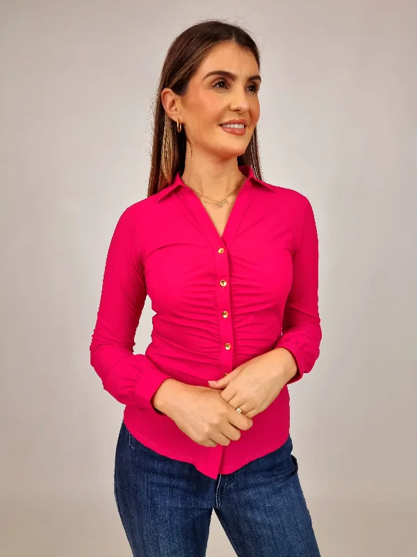 Esqualo Pink Blouse Travelling Traveller