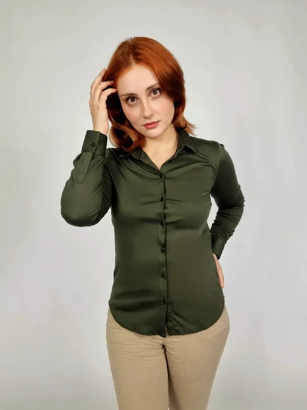 Mos Mosh Khaki Tina Jersey Shirt