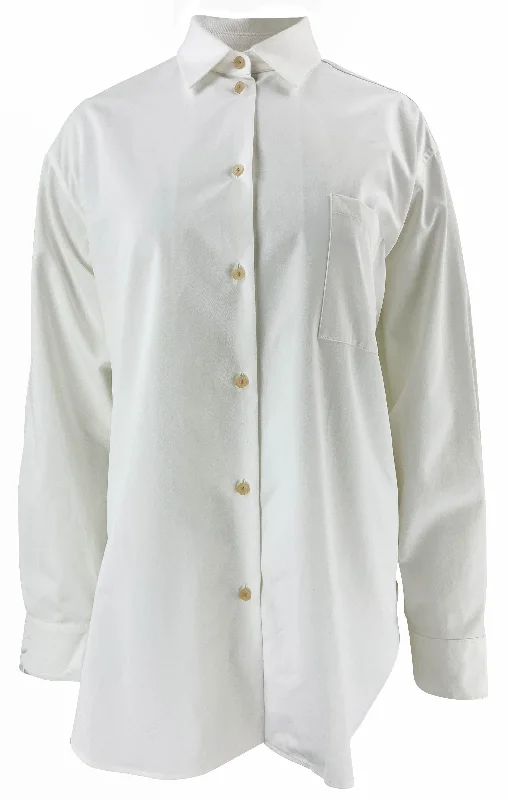 The Row Brant Button Down Shirt in White