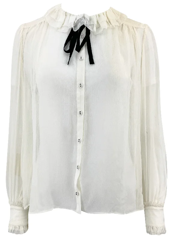 Ulla Johnson Pippa Blouse in Pearl