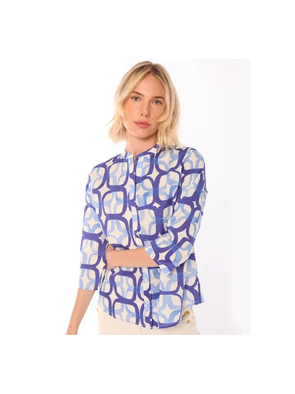 Vilagallo Juliet Deep Blue Shirt