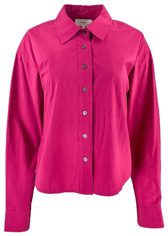 Xírena Morgan Shirt in Deep Magenta