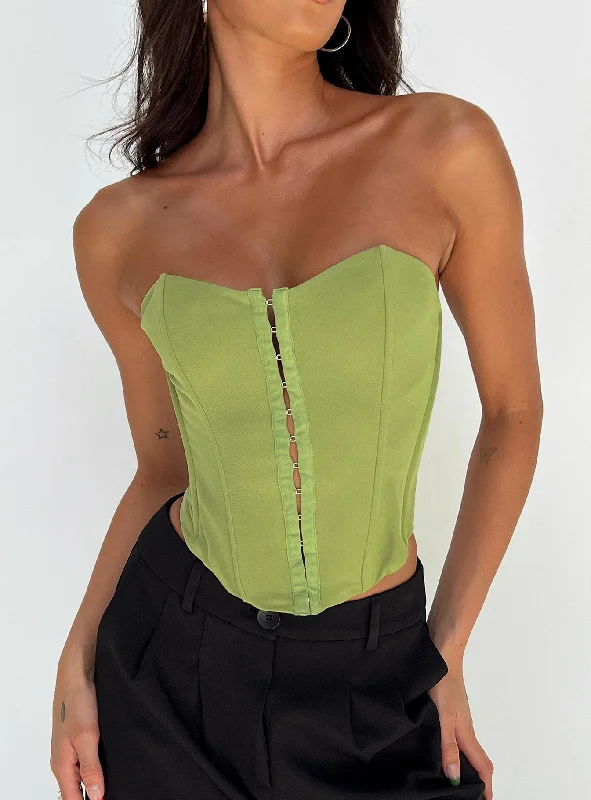 Archer Corset Top Green