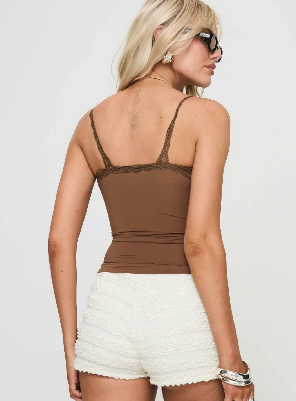 Biline Top Brown