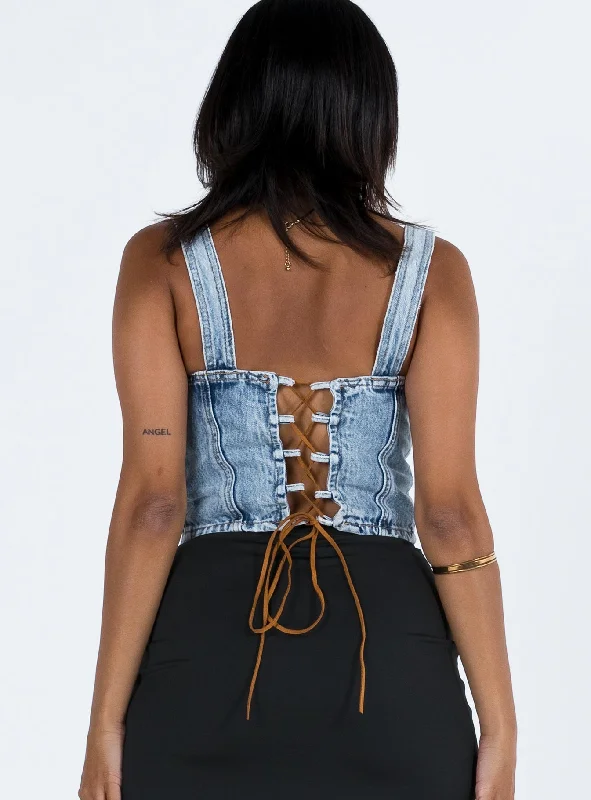 Coulter Corset Denim