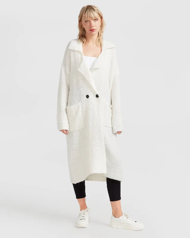 Born To Run Sustainable Sweater Coat