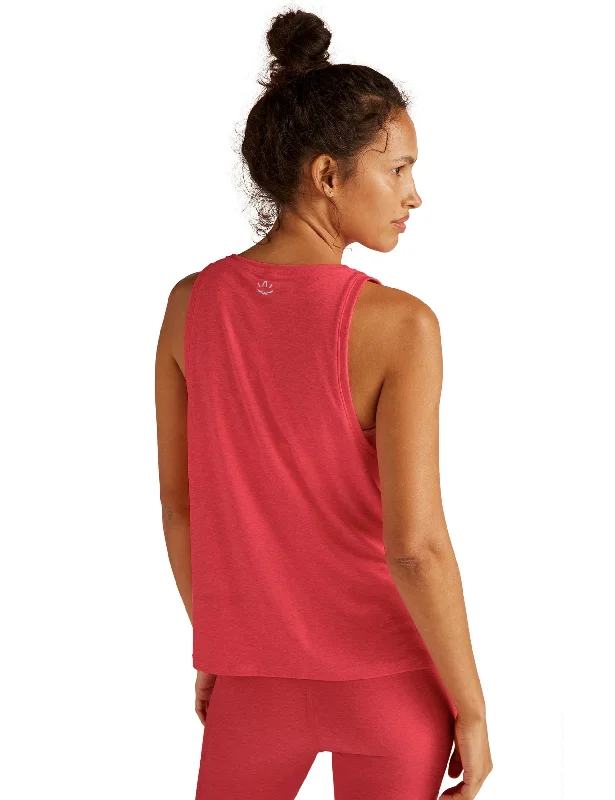 Featherweight Rebalance Tank - Coral Glow Heather