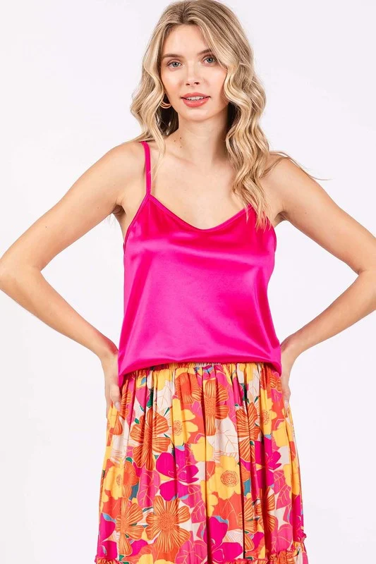 GeeGee Satin Tank Top