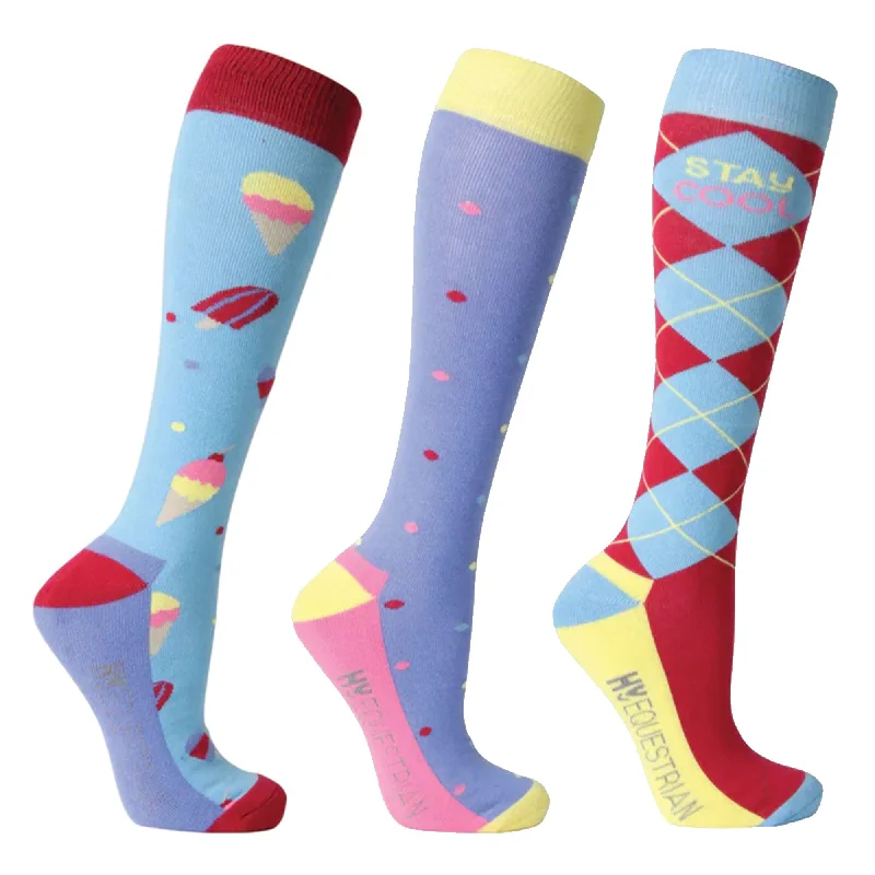 Hy Womens/Ladies Stay Cool Socks (Pack of 3)