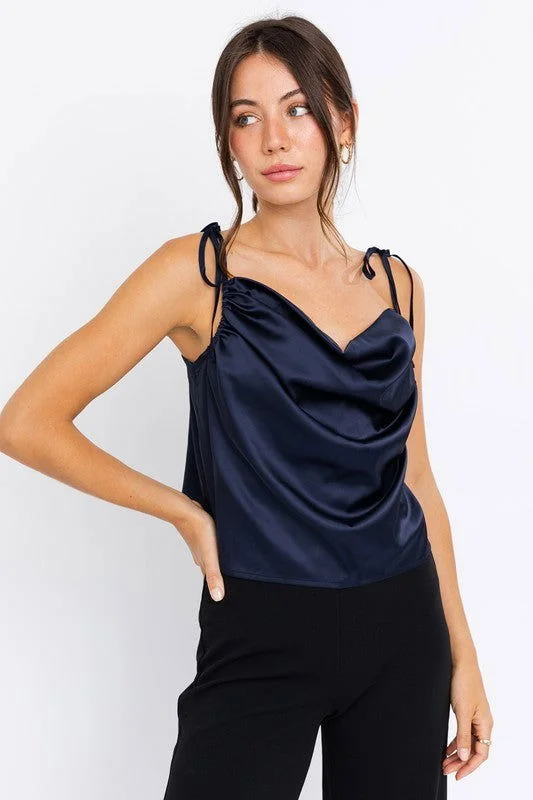 LE LIS Shoulder Strap Cami Top