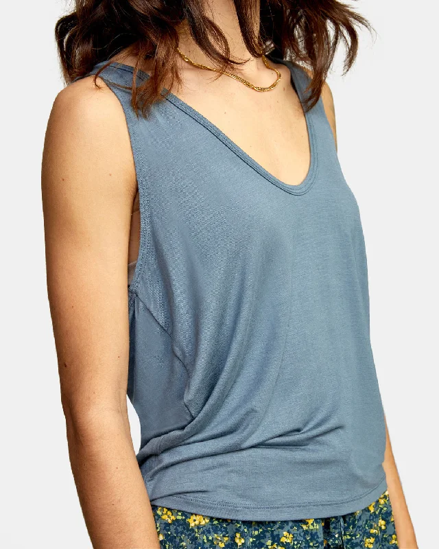 Mayday Tank Top - Stormy Blue