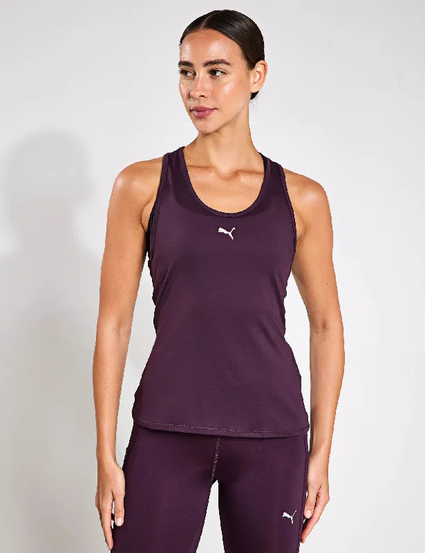 RUN CLOUDSPUN Running Tank - Midnight Plum