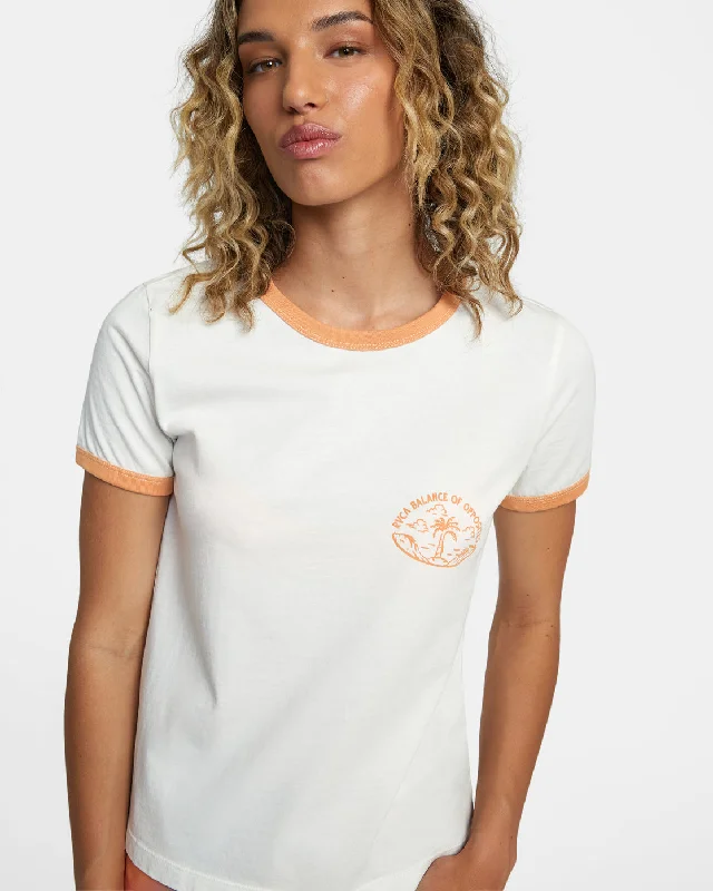 Rose Machado Encinitas Tee - Vintage White