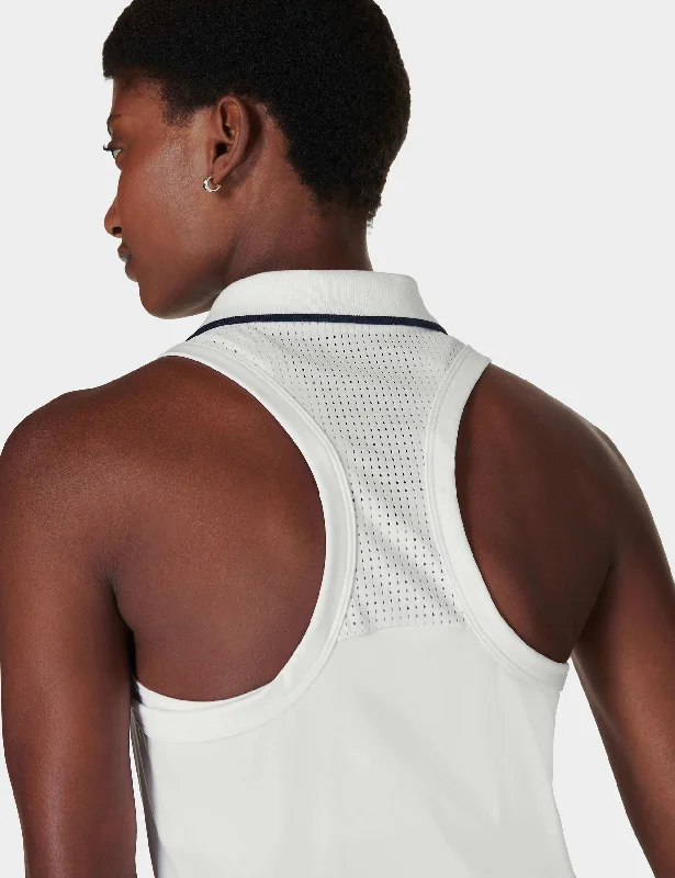 Power Match Point Tennis Vest - White