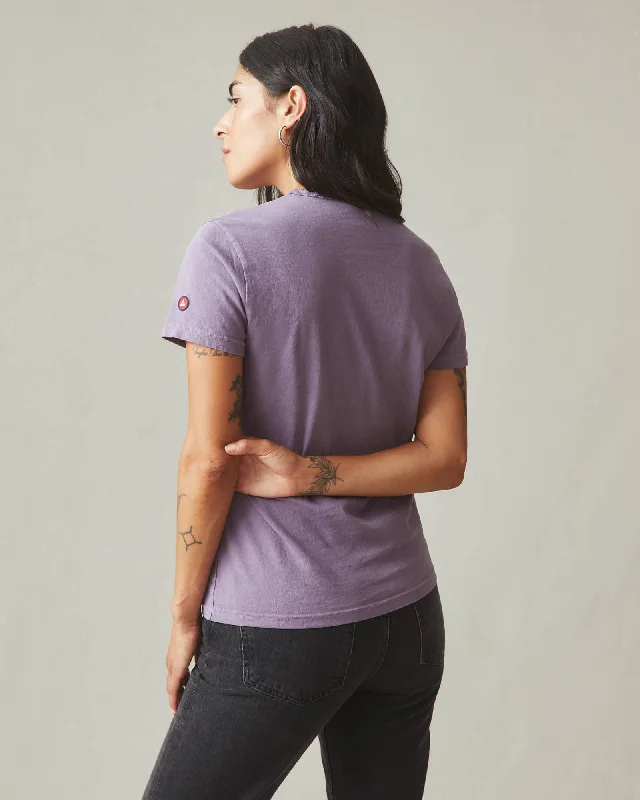 Vintage Crew Tee - Washed Vintage Violet